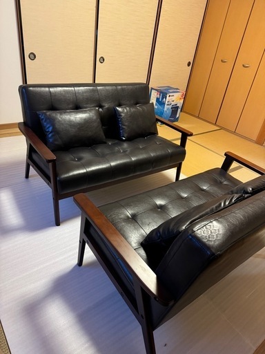 美品　ソファ2個　応接ソファ　カフェソファ