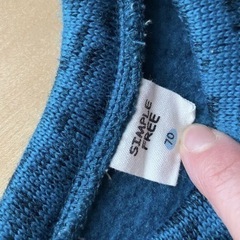 トレーナー　くま　70センチの画像