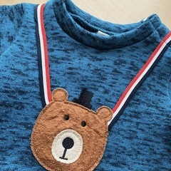 トレーナー　くま　70センチの画像