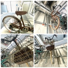 【ティアルくん✩さまご予約済み】6段変速　自転車 26インチ シティサイクル オートライト・鍵・カゴ付き  CO-26_OT-WHの画像