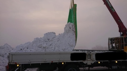 シートダンプ　　　ユニック排雪
