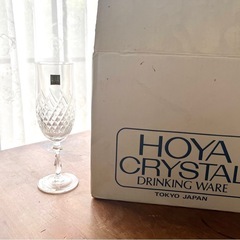 HOYA クリスタル　グラス　新品　6脚セット　