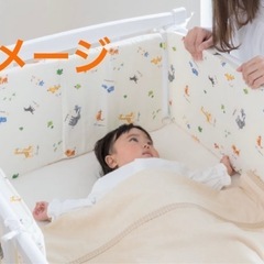 ベビーベッドガード  赤ちゃんの頭ごっつん防止の画像