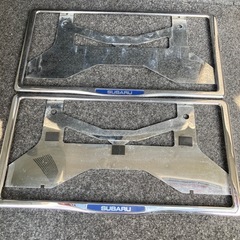 ナンバーフレーム　SUBARU スバル　ナンバー　フレーム