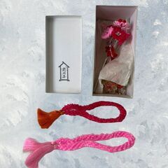 新品 祇園 ぎをん 幾岡屋　髪飾り 舞妓さん 芸妓 花かんざし ピンク・ 赤　2個 セット 卒業式 入学式 S_015の画像