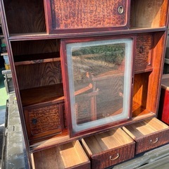 昭和レトロ　茶箪笥の画像