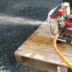 農機具　三菱　共立 コンパクト 動噴 消毒 動力噴霧器 動噴 防除機  ４サイクル 実動中古品の画像