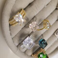 【新品・未使用】ジルコニア 指輪💍 6点セット の画像