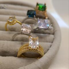 【新品・未使用】ジルコニア 指輪💍 6点セット の画像
