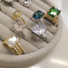 【新品・未使用】ジルコニア 指輪💍 6点セット 
