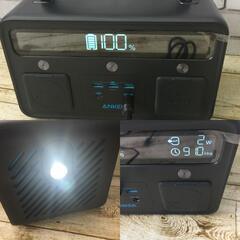 Anker PowerHouse II 400 アンカー　美品　ポータブル電源　キャンプ　災害　屋外使用　の画像