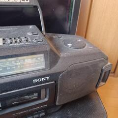 ソニー当時物　ラジカセの画像