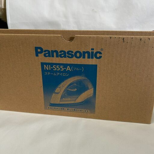 美品☆Panasonic/パナソニック スチームアイロン NI-S55-A 2020年製 ブルー 札幌 東区