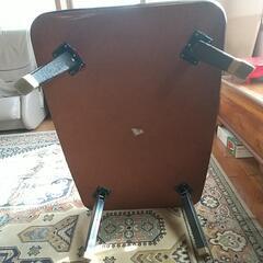 昭和レトロ花柄テーブル(ちゃぶ台)の画像