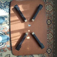 昭和レトロ花柄テーブル(ちゃぶ台)の画像