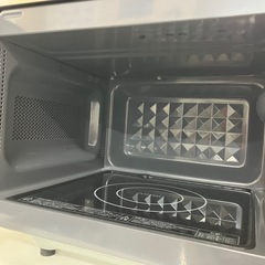 O2501-450 東芝 電子レンジ ER-S17E6(K) 2021年製 通電確認済み キズ汚れ有り