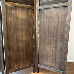 新品同様✨木製パーテーションの画像