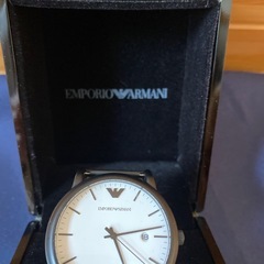今月で終了　EMPORIO ARMANI メッシュストラップ時計の画像