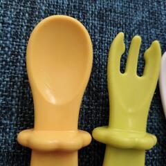 ストローマグ、離乳食〜幼児期スプーンとフォークセットの画像