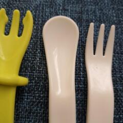 ストローマグ、離乳食〜幼児期スプーンとフォークセットの画像