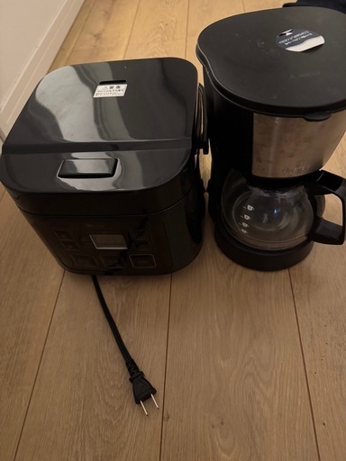 ニトリ炊飯器！dretecコーヒーメーカー！