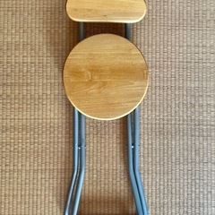 【値下げしました】折りたたみチェア パイプ椅子 ダイニングチェア