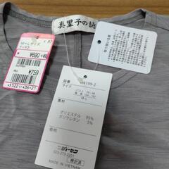 予定者決定　未使用のタグ付きTシャツ　グレーの画像