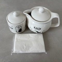 カルディ　ティーポットセット
の画像