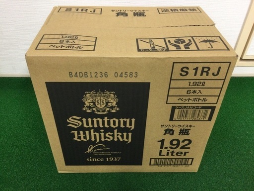 SANTORY　サントリー角瓶ウイスキー　1.92L　6本箱入り
