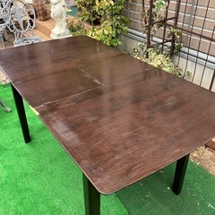 150〜120センチ　収縮テーブル　机