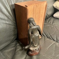 置物　骨董品　聖徳太子　仏像　銅　の画像