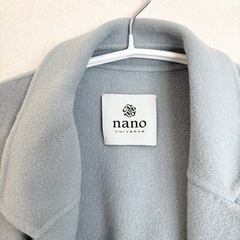 NANO universe ダブルフェイスオーバーコート ベルト付の画像