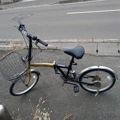 折りたたみサス２０インチギヤ変速付きです