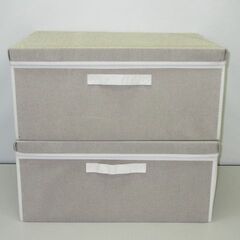 stp-3021　収納ボックス　2点セット　パッと開いてピタッと...