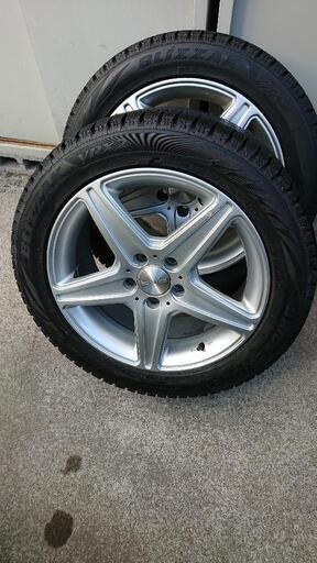 ベンツ Eクラス W213 18インチ 純正ホイール+2023年製スタッドレス