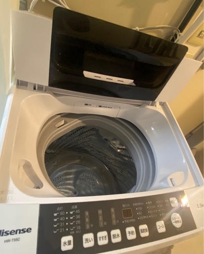 【2月いっぱいまで】洗濯機　hisense 5.5kg  ⚫︎他にも生活用品沢山
