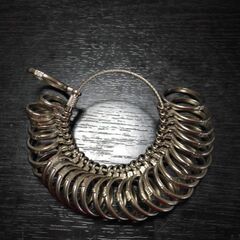 指輪のサイズ計測リングゲージ　(中古品)