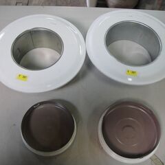 【9】ホイールキャップ　在庫（φ121mm ×3台　φ106mm ×1台）　化粧メガネ　配管穴ふさぎ　煙突穴塞ぎの画像