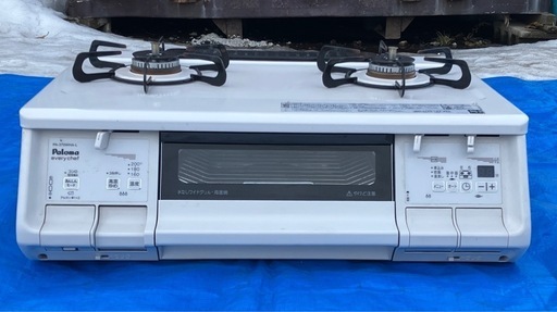 バナナ苫小牧】動作確認品！パロマ/Paloma 2口ガステーブル PA-370WHA