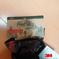 ◆新品未使用◆ 3M シンサレート 手袋 グローブ 防水 防寒 防風 Mｻｲｽﾞ ｵｰﾀﾑﾘｰﾌ柄 長期保管品 自転車用手袋 バイク用手袋 自転車用グローブ バイク用グローブの画像