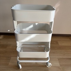 IKEA ロースフルト キッチンワゴンミニ 白