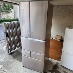 2014年製　510L冷蔵庫 タッチで両開き　説明書付きの画像