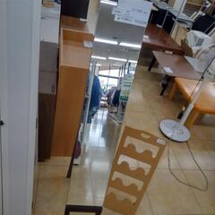 ★ジモティ割あり★  ミラー ダークブラウン H143×D59×W25 クリーニング済み OJ7557の画像