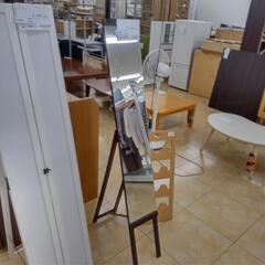 ★ジモティ割あり★  ミラー ダークブラウン H143×D59×...