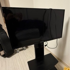 TV32インチテレビ+壁寄せスタンド