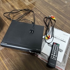 DVDプレーヤー、説明書付き