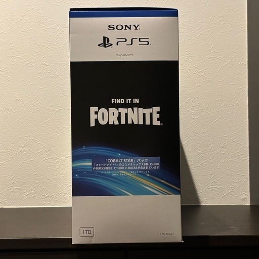 購入者様決定しました！　PlayStation 5 フォートナイトCobalt Starパック　プレステ5