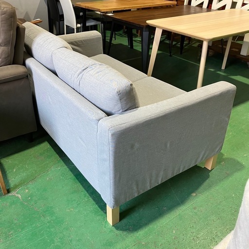 IKEA/ソファ】グレー 2人〜3人掛け