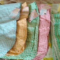 （受付停止）お昼寝敷きパットとバスタオル・タオルケットのセット　未使用