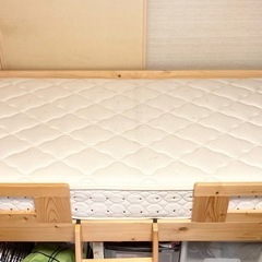 【あげます】シングルベッド　マットレスのみ　コイルスプリングタイ...
